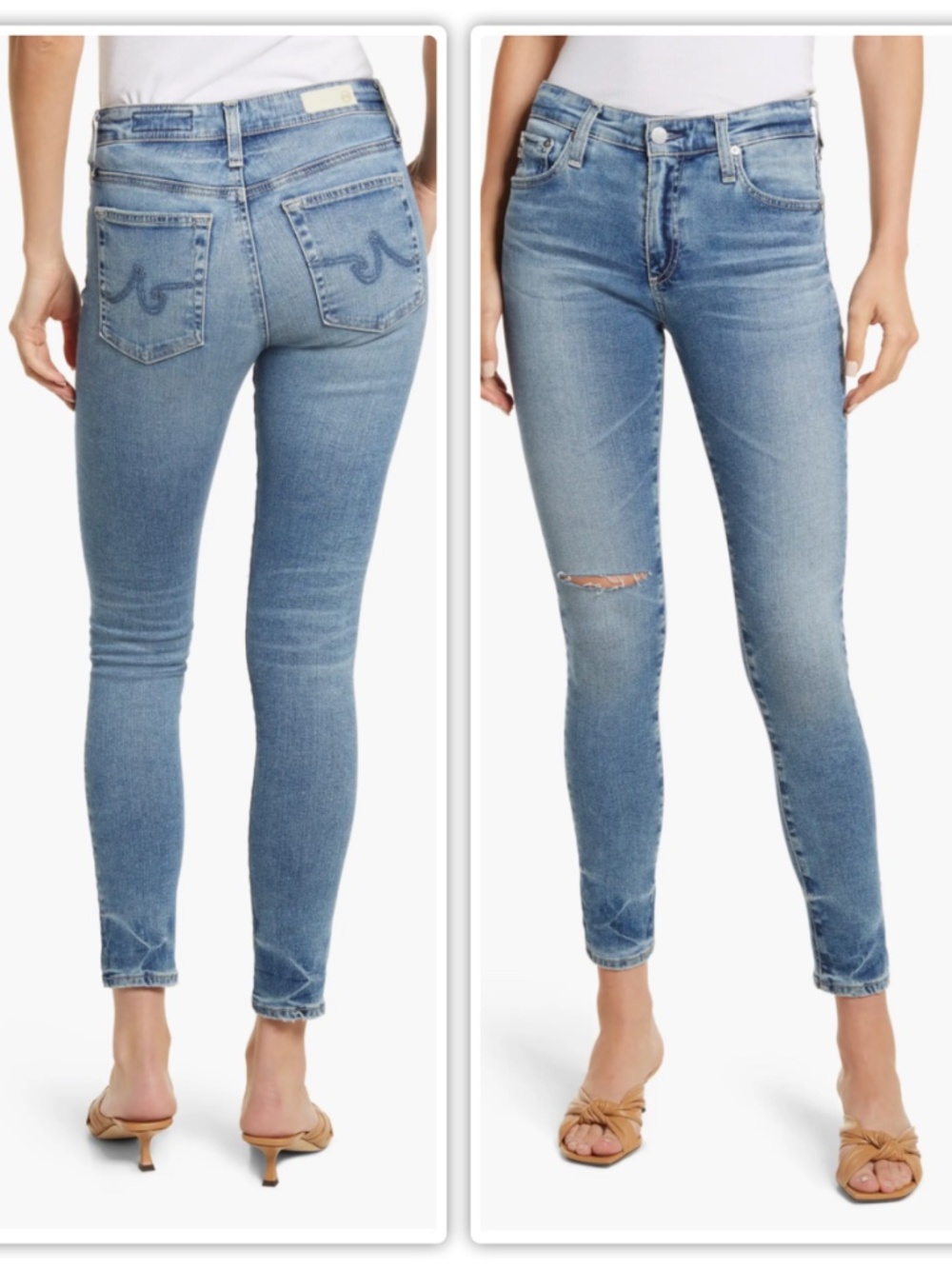 AG Adriano Goldschmied Farrah Skinny High Rise AG-ED Denim 23 Years Jeans 26 NEW